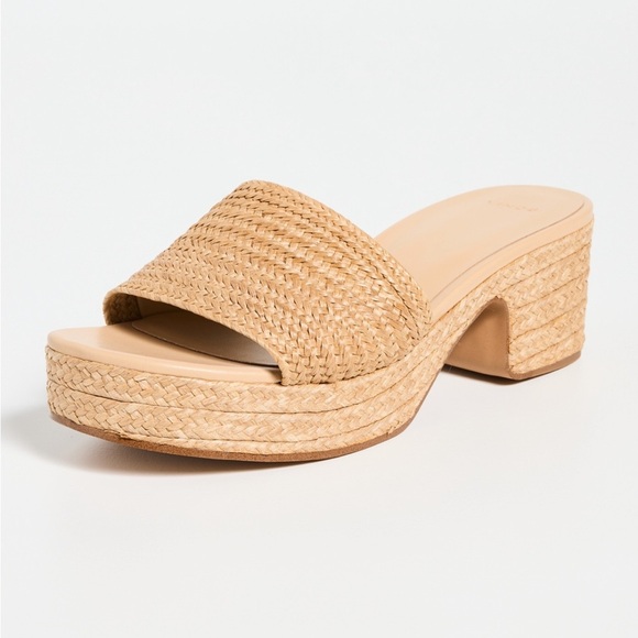 Vince Shoes - Vince Tan Woven Sandals